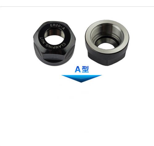 1pc er20 a type collet clamping nut for cnc milling collet chuck holder lathe for sale