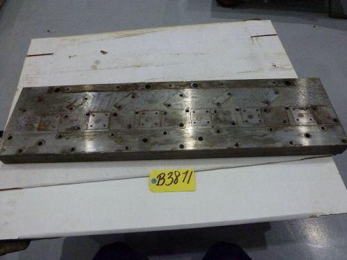 Work holding mounting plates-steel, multi threaded 38 1/4&#034;x 10&#034;x 2&#034; for sale