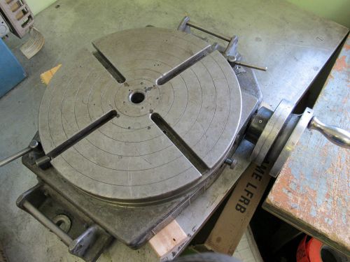 15&#034; 15 bridgeport rotary table for sale