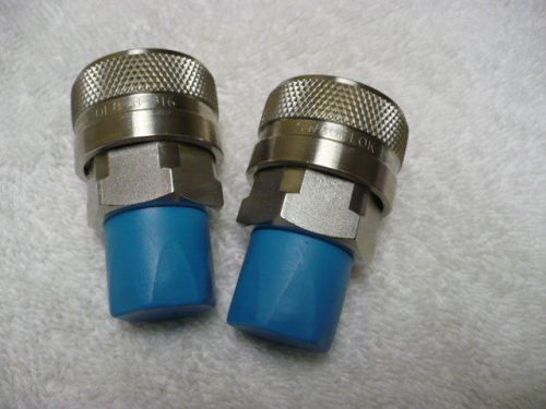 Lot of 2: SWAGELOK S/S FULL FLOW QUICK DISCONNECT 1/2&#034; QF8-B-316