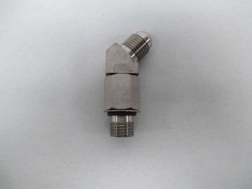 New nordson 972647 stainless 45deg swivel elow fitting 9/16-18x9/16-18in d379870 for sale