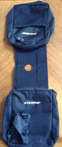 Black  ATV top saddle bag polyester fabric /neoprene panel size 7.5inx3inx9.5in