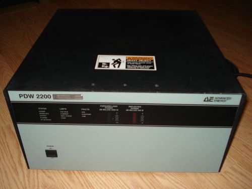 Ae advanced energy pdw 2200 generator m/n 853-015516-004, p/n 3156011-002 for sale