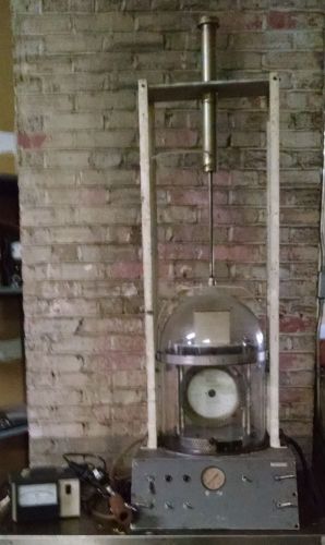 Vacuum Bell Jar W/ Hasting Gauge