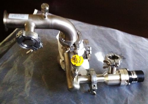 New amat wxz assy: amat 3870-01334, 0050-25013, 0050-25242 w/ mdc angle valve for sale