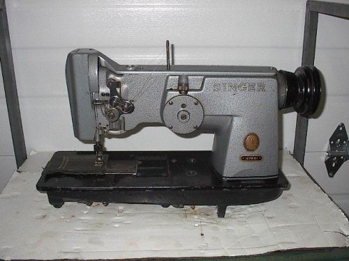 Singer 167 w 101  two needle  zig zag  3/8 spacing  industrial sewing machine for sale
