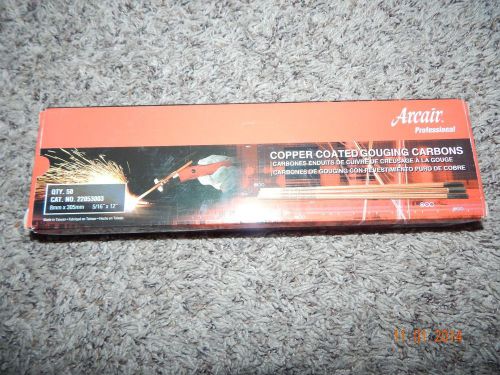 ARCAIR 22053003 PROFESSIONAL COPPER COATED CARBONS 5/16&#034;X12&#034; 50 PIECES