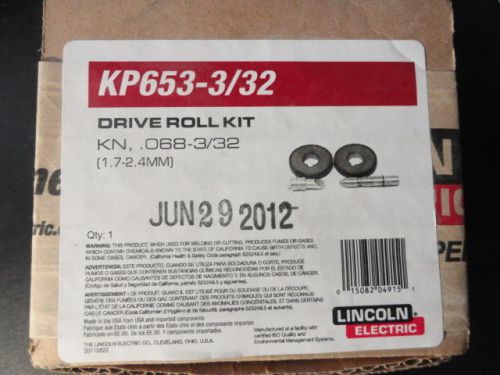 LINCOLN ELECTRIC Drive Roll Kit KP653-3/32&#034; 1.7-2.4MM Welding Cored Wire Feed