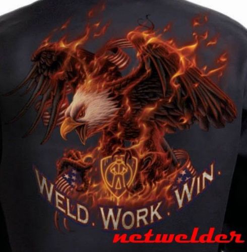 Tillman 9063 &#034;weld, work, win &#034; fr welding jacket - lg for sale