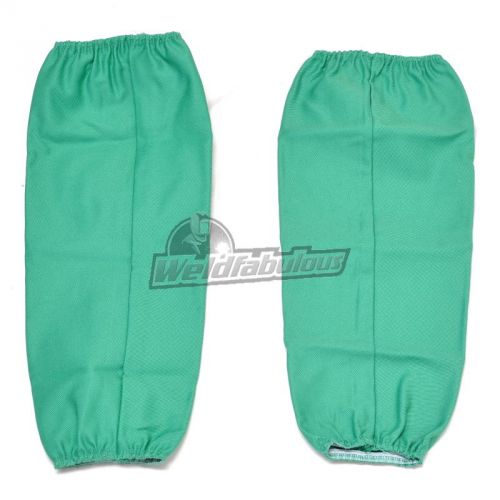 Revco F2-18S 18&#034; 12 oz. Green Flame Resistant Cotton Sleeves w/Elastic Wrist