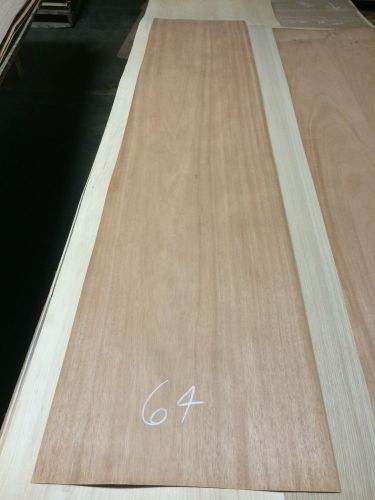 Wood Veneer Mahogany 20x97 1pcs total 10Mil Paper Backed  &#034;EXOTIC&#034; RKO 64