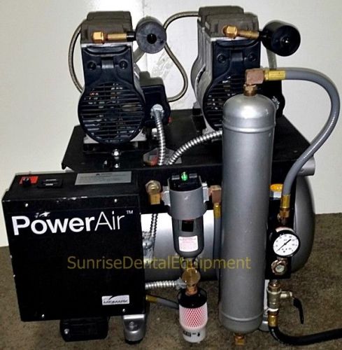 Midmark p22 power air compressor - dual head - less than 15 hours of use for sale