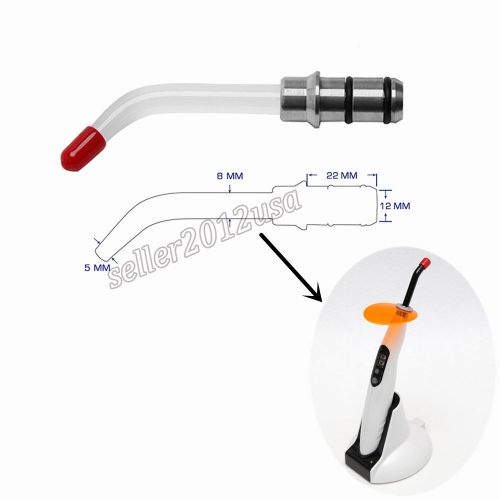 Dental Light Guide Rod Tip 8mm for Cordless LED Curing Light Lamp LED.B T4