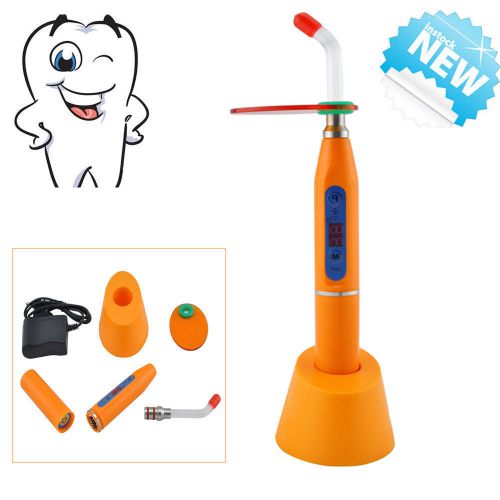 2015 new design dental wireless curing light lamp orange 1500mw resin dryer ce for sale