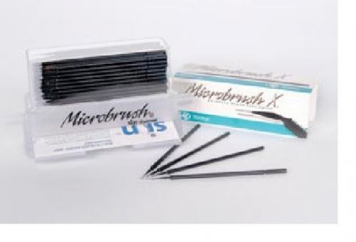 Microbrush X Extended Reach Dispesner Kit X-Thin Size Black MPX