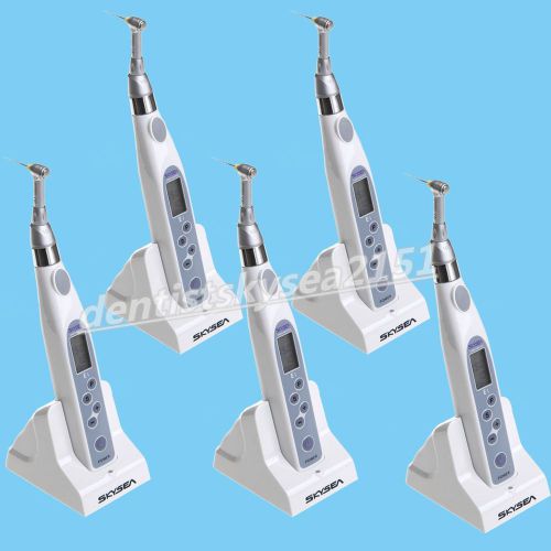 5x new dental endo motor cordless root canal handpiece reduction 16:1 head for sale