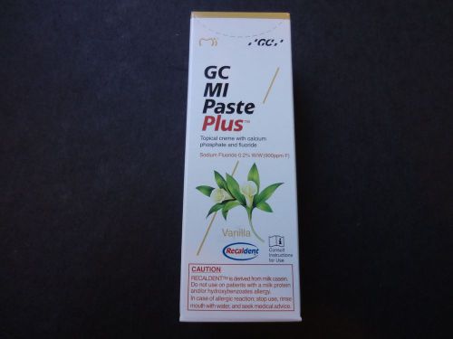 Dental GC MI Paste PLUS Vanilla (Tooth Mousse)-USA Seller-Exp 08/16
