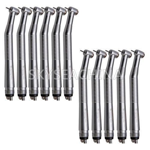 8pcs NSK Style High Speed Turbine Handpieces Push Button Standard 4 Holes ToNo1