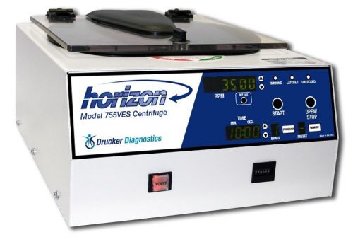 New drucker 755ves 500-3500rpm horizontal rotor centrifuge 24 x (5-15ml) for sale