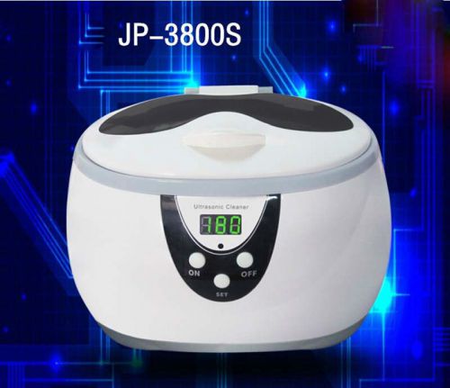 JP-3800S Stainless Steel Digital Dental Ultrasonic Cleaner Glasses Watch Jewelry