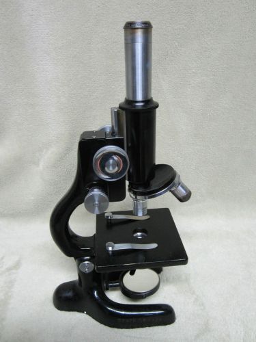 VINTAGE OPTICAL BAUSCH LOMB MICROSCOPE COLLECTABLE OK OPTICS AS IS BIN#1