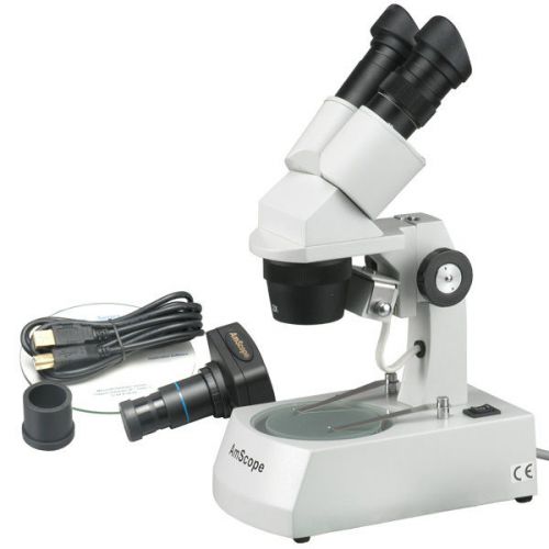 20X-40X-80X Stereo Microscope + Color Digital Camera