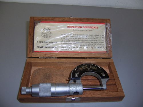 8586 etalon 0-1&#034; micrometer in case for sale