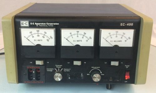 E-C APPARATUS EC-400 ELECTROPHORESIS POWER SUPPLY