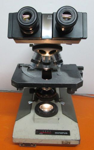 Olympus bh-2 microscope with wk10x/20l eyepiece dplan40 dplan20 dplan4 objective for sale