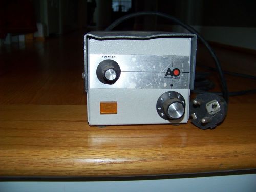 American Optical 1138E Tungsten Halogen Lamp Power Supply SOLD AS IS