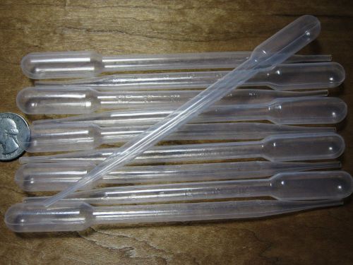 10 new disposable 3ml / 7ml total graduated transfer pipettes fluid dropper us7 for sale