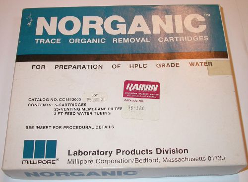 Millipore norganic(tm) trace removal cartridge w membrane filter &amp; tubing for sale