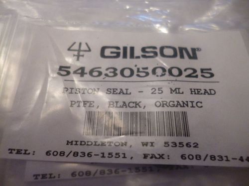 *new* gilson pump piston seal - 25ml head, ptfe, 5463050025 for sale
