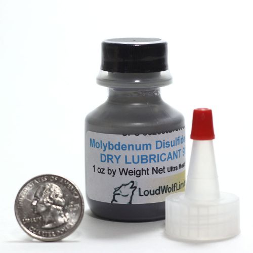 Molybdenum Disulfide Lubricant  1 Oz + Dispenser Cap  SHIPS FAST from USA