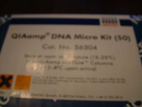 Qiagen qiaamp dna micro kit (50 extractions/kit) #56304 for sale