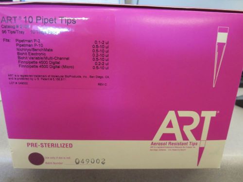 10 ul pipet tips pre-sterilized pipette tips 96 tips per tray for sale