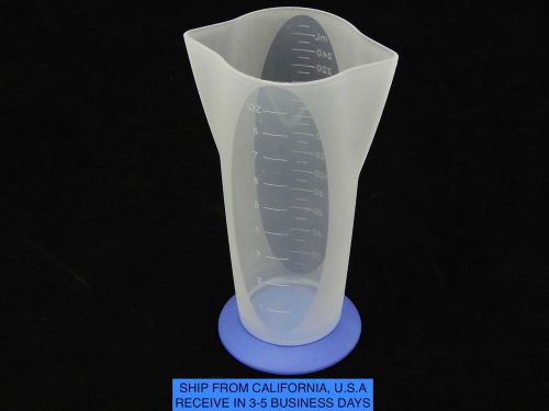 Pvc 280 ml measuring cup for kitchen laboratory liquid test for sale