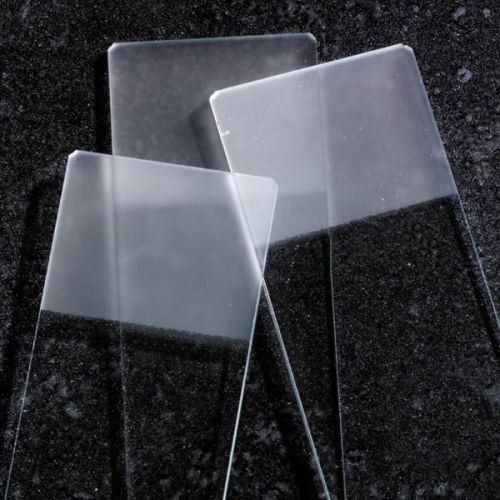 One-Side Frost Premium Slides - Clipped Corners and Beveled Edges 1440 pk
