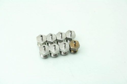 Lot of 8 swagelok ss-600-6-1bt tube fitting, male tube adapter, 1/16&#034; x 3/8&#034; for sale