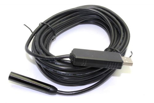 15m 9mm usb video inspection endoscope borescope snake tube camera waterproof for sale