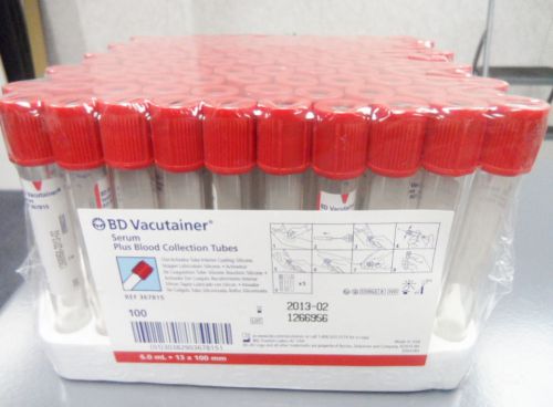BD Vacutainer Serum Plus Blood Collection Tubes REF 367815