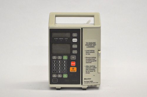 Baxter flo-gard 6201 infusion iv pump-90 day return/warranty (patient ready) for sale