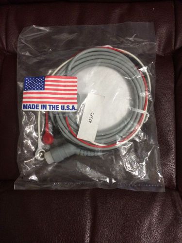 Phillips ecg fixed cable with 3 leads snap termination for sale