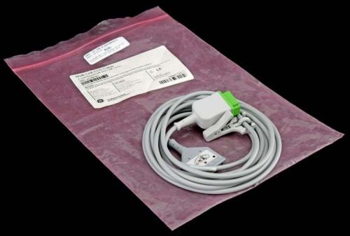 GE 2017004-001 3-Lead Neonatal DIN AAMI/AHA 3.6M/12ft Multi-Link Trunk ECG Cable