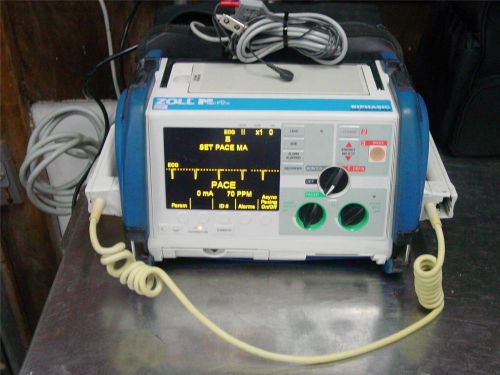 Zoll m series monitor biphasic, 3 lead ecg, pacing with paddles for sale