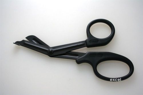 2 Utility Scissors Black Rings with Black Coated Blades, surgical instruments