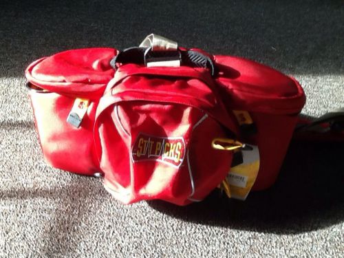 Stat pack ems / ski medical trauma bag red for sale