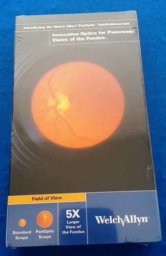 Welch Allyn PanOptic Ophthalmoscope VHS Tape Demonstration Training Video - NEW