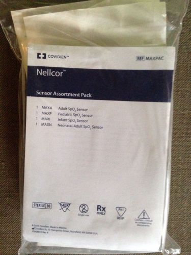 Covidien Nellcor Sensor Assortment Pack MAXPAC