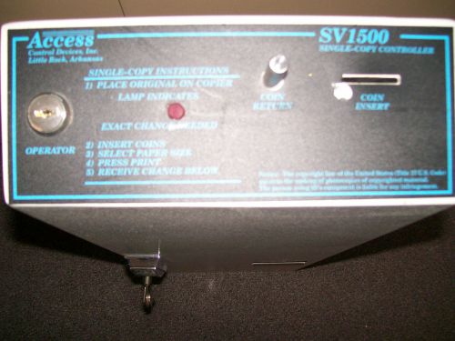 Access Control Devices SV1500 coin operator for copy machines